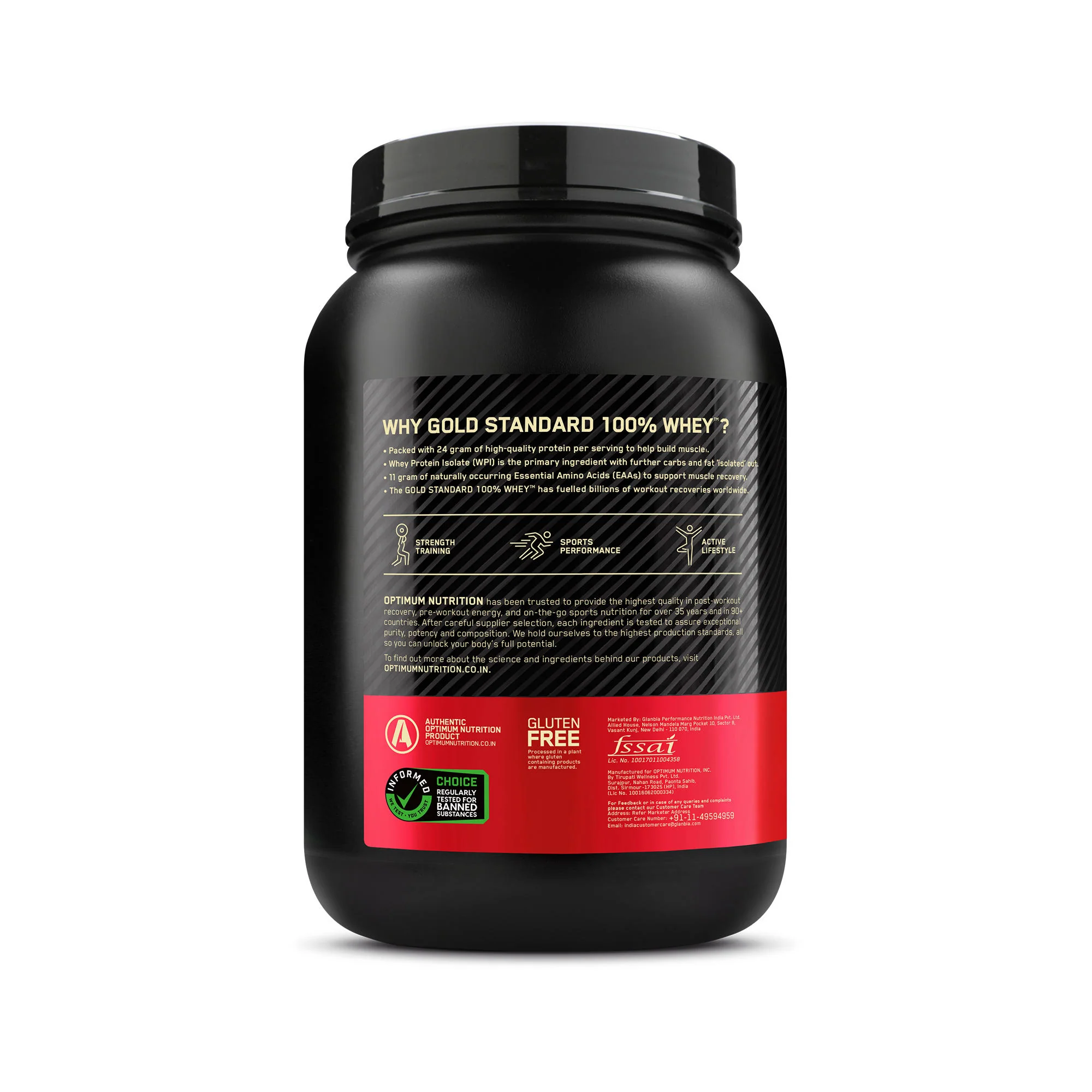 Limited Edition Optimum Nutrition (ON) Gold Standard 100% Whey Protein Powder 2 lb, 907g (Alphonso Mango) - Image 13