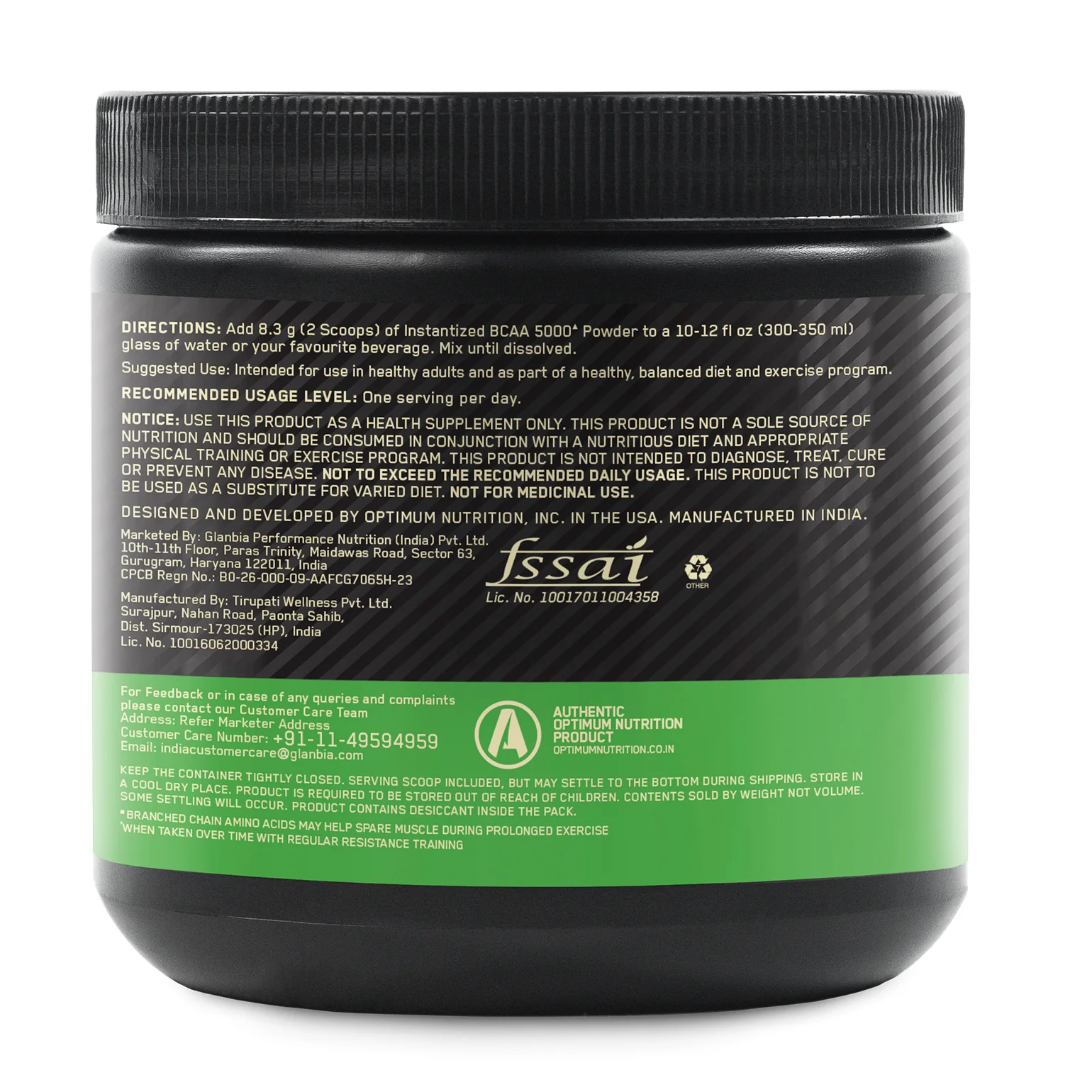 BCAA 5000 Powder | Fruit Punch | 250 g - Image 7