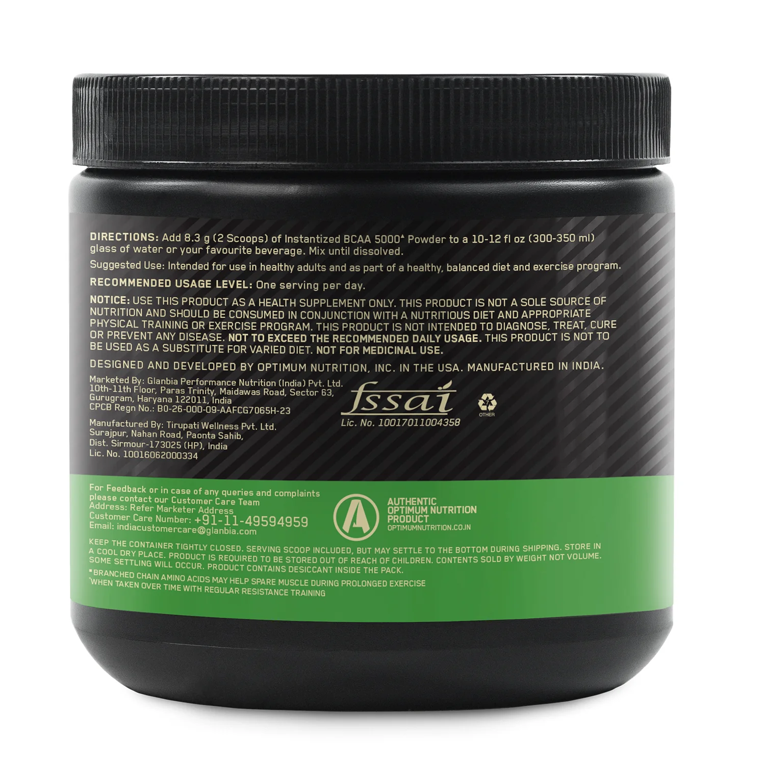 BCAA 5000 Powder | Green Apple | 250 g - Image 9