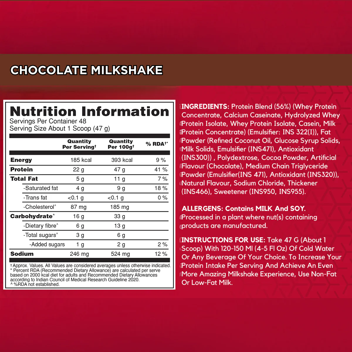 BSN Syntha 6 Protein Powder - 5 lbs, 2.27 kg (Chocolate Milkshake), Ultra Premium Protein Matrix (Whey Protein, Micellar Casein), for Muscle Recovery. - Image 4