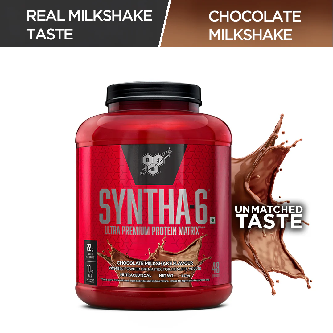 BSN Syntha 6 Protein Powder - 5 lbs, 2.27 kg (Chocolate Milkshake), Ultra Premium Protein Matrix (Whey Protein, Micellar Casein), for Muscle Recovery. - Image 9