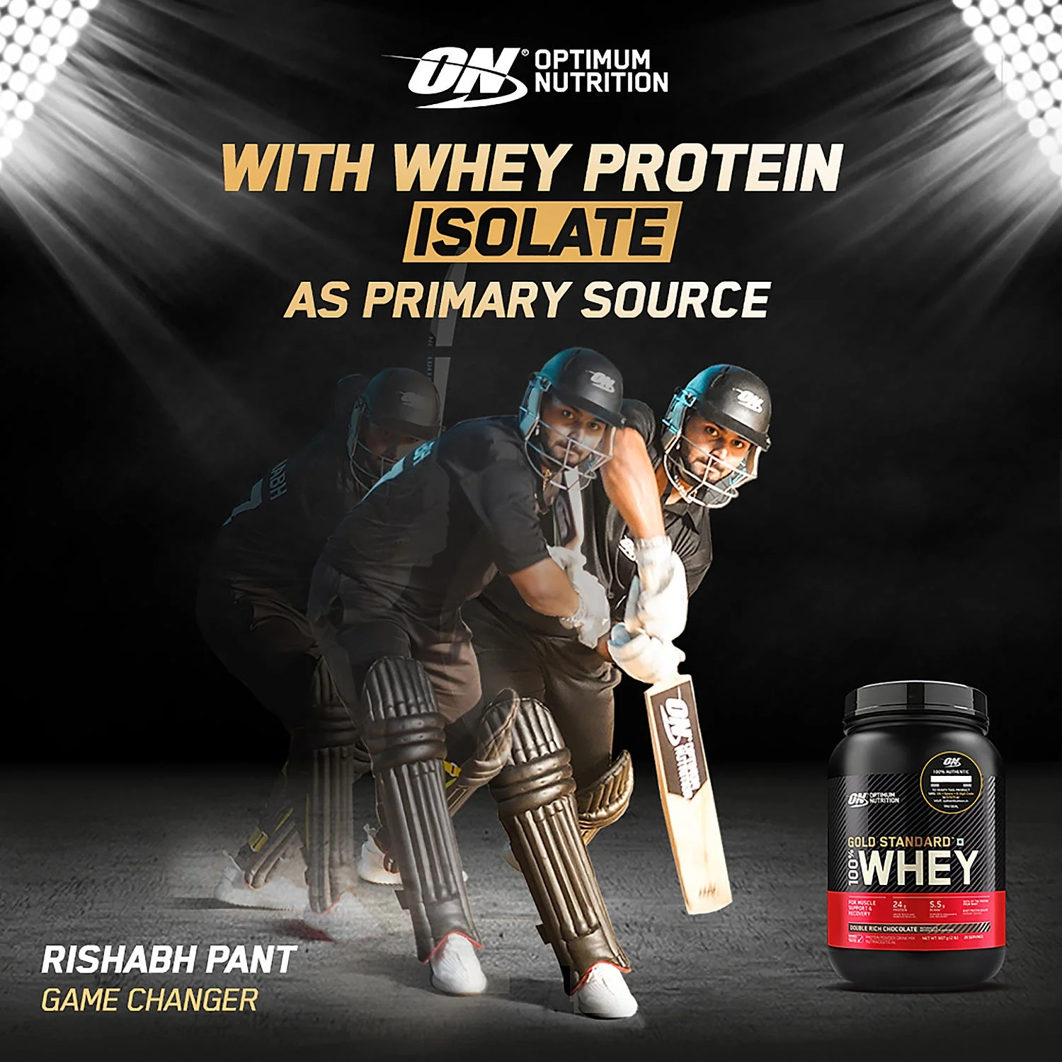Gold Standard 100% Whey Protein Powder Double Rich Chocolate 1.7 kg and Micronised Creatine Powder Unflavoured 250 g - Image 3
