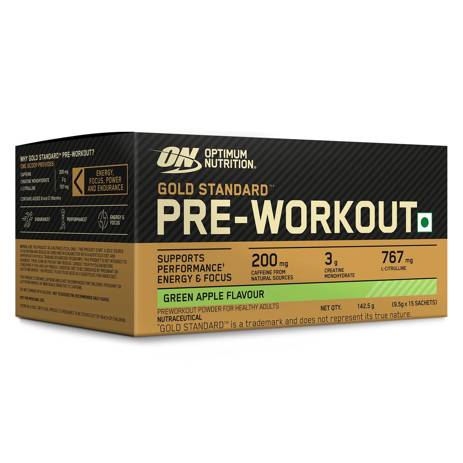 Gold Standard 100% Whey Protein Powder  Double Rich Chocolate 1.7 kg + Pre Workout Green Apple - Image 15