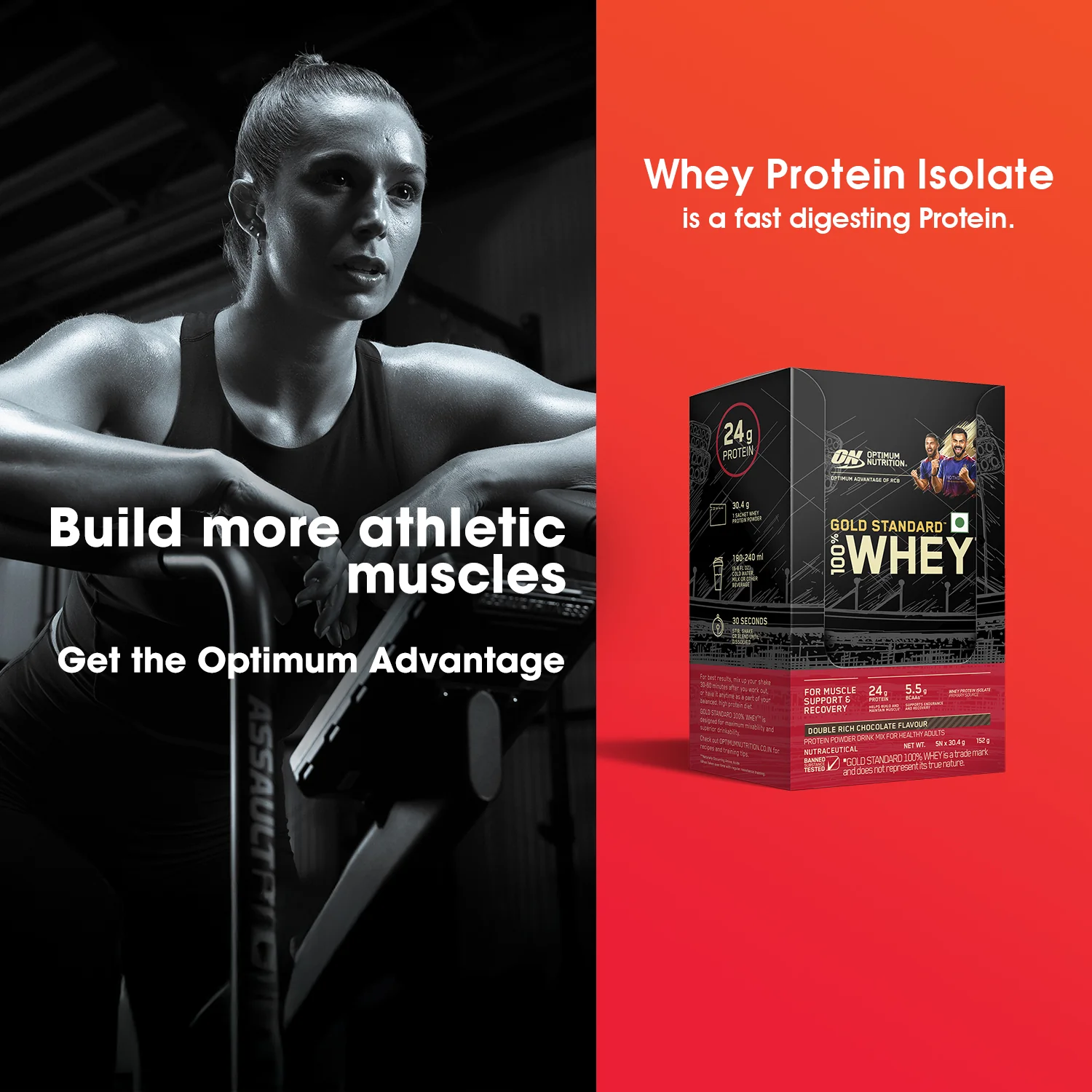 Gold Standard 100% Whey Protein Powder | Double Rich Chocolate | 152 g - Image 7