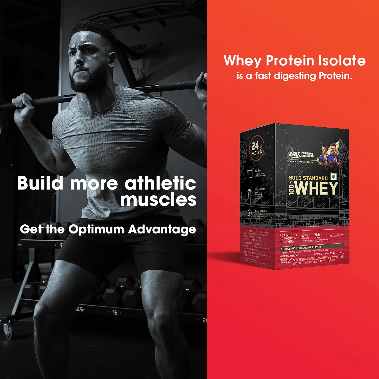 Gold Standard 100% Whey Protein Powder | Double Rich Chocolate | 152 g - Image 9