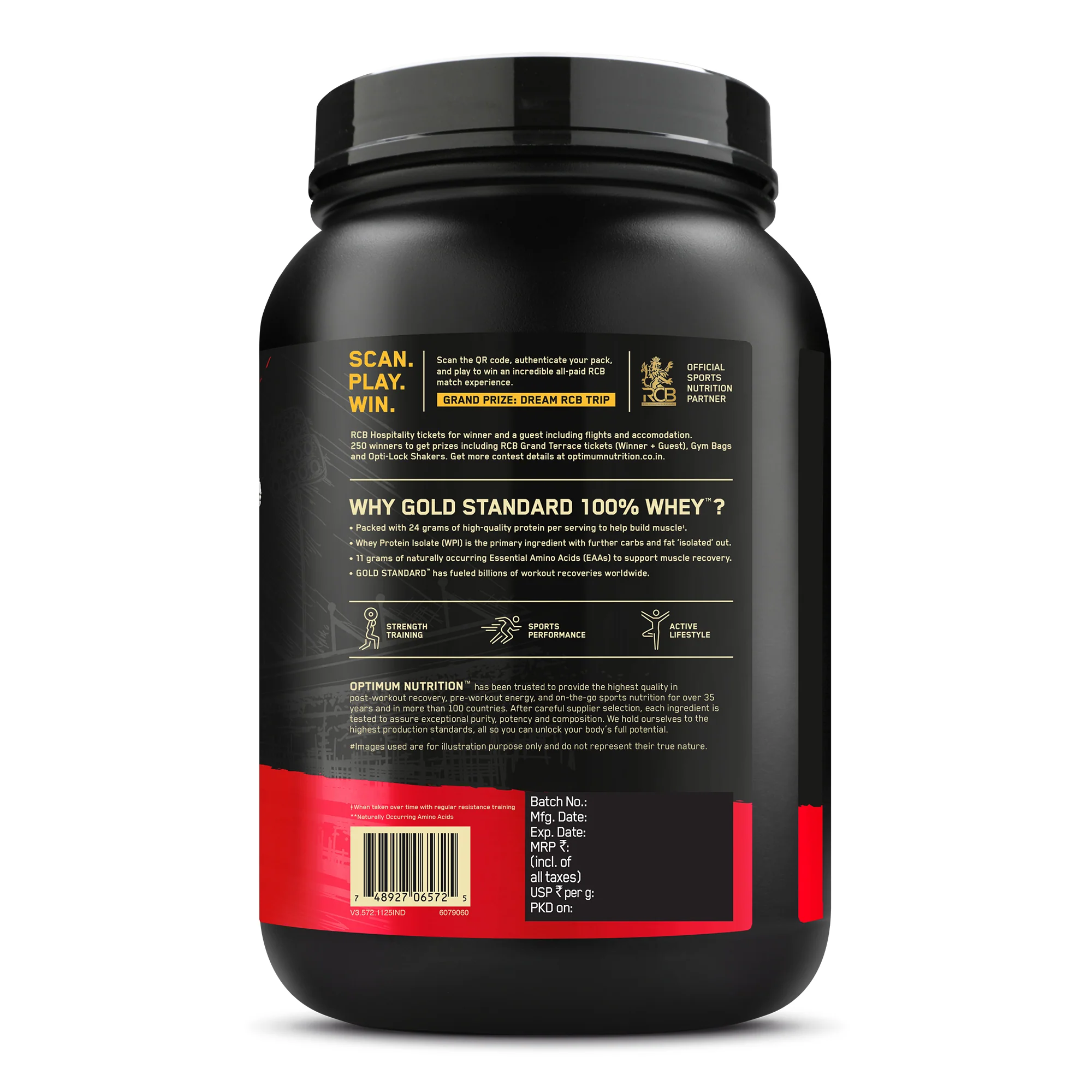 Gold Standard 100% Whey Protein | 907 g (2 lbs) | Double Rich Chocolate - Image 5