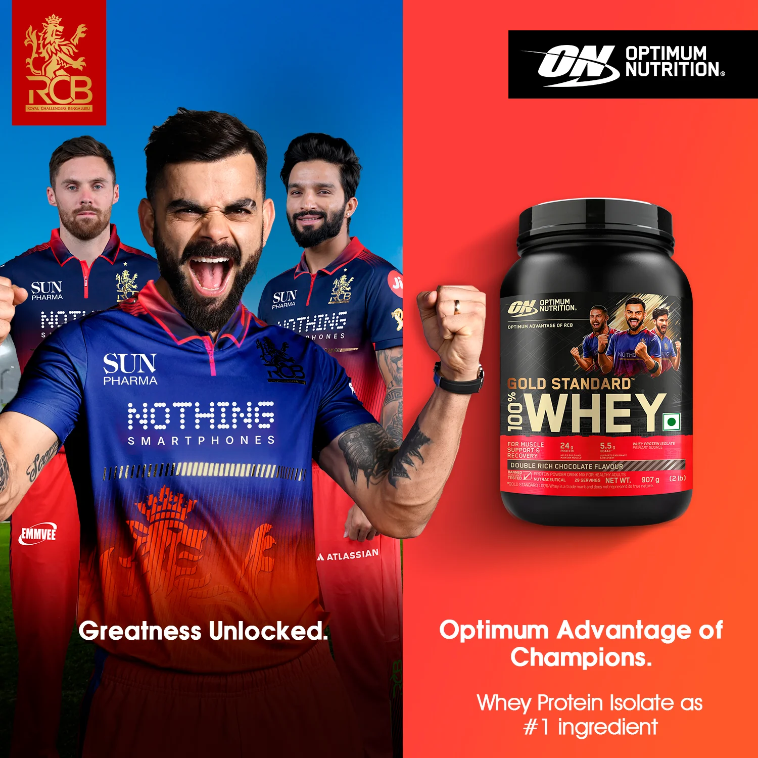 Gold Standard 100% Whey Protein | 907 g (2 lbs) | Double Rich Chocolate - Image 6