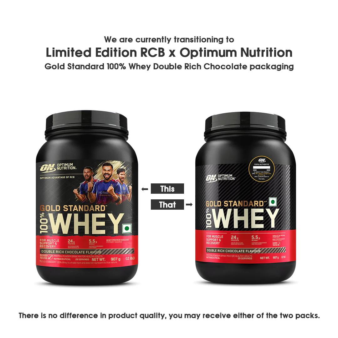 Gold Standard 100% Whey Protein | 907 g (2 lbs) | Double Rich Chocolate - Image 9