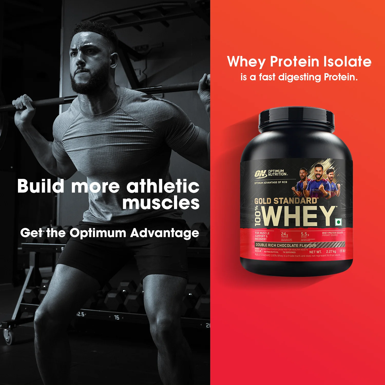 Gold Standard 100% Whey Protein Powder | Double Rich Chocolate | 5 lbs - Image 10