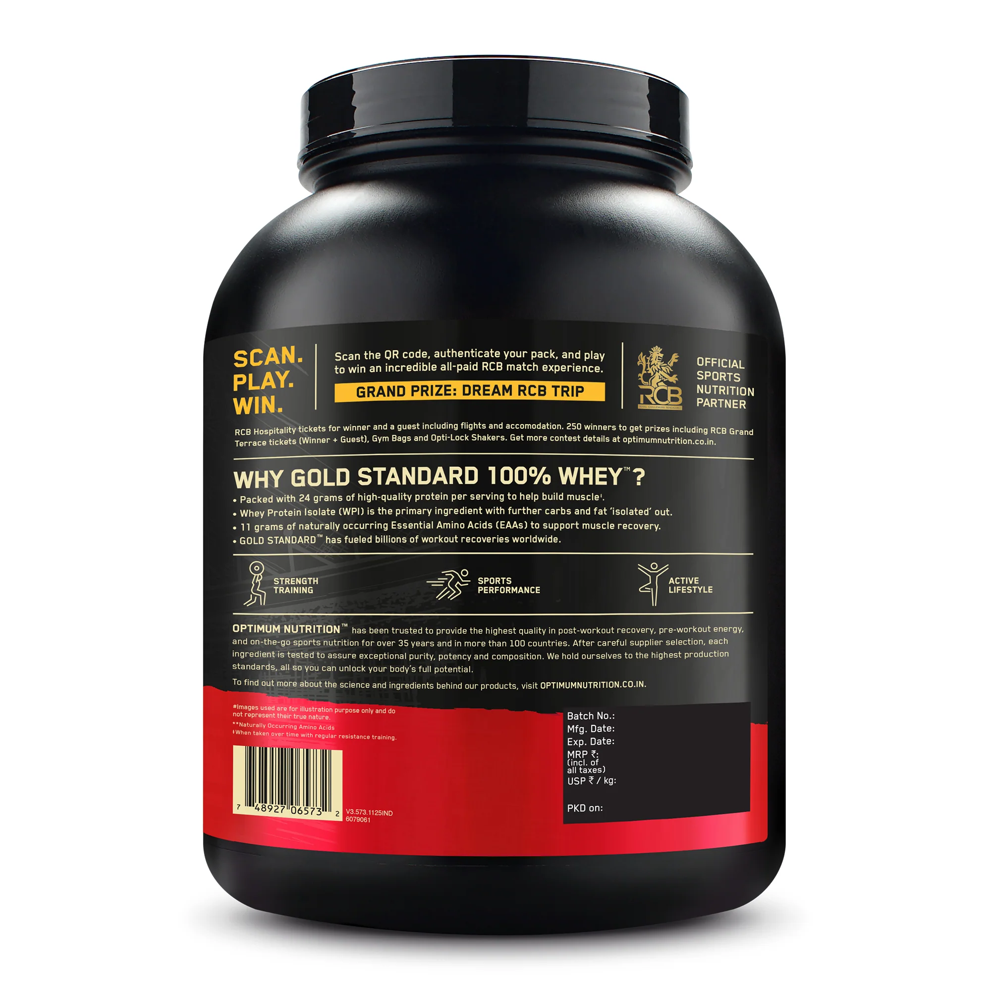 Gold Standard 100% Whey Protein Powder | Double Rich Chocolate | 5 lbs - Image 12