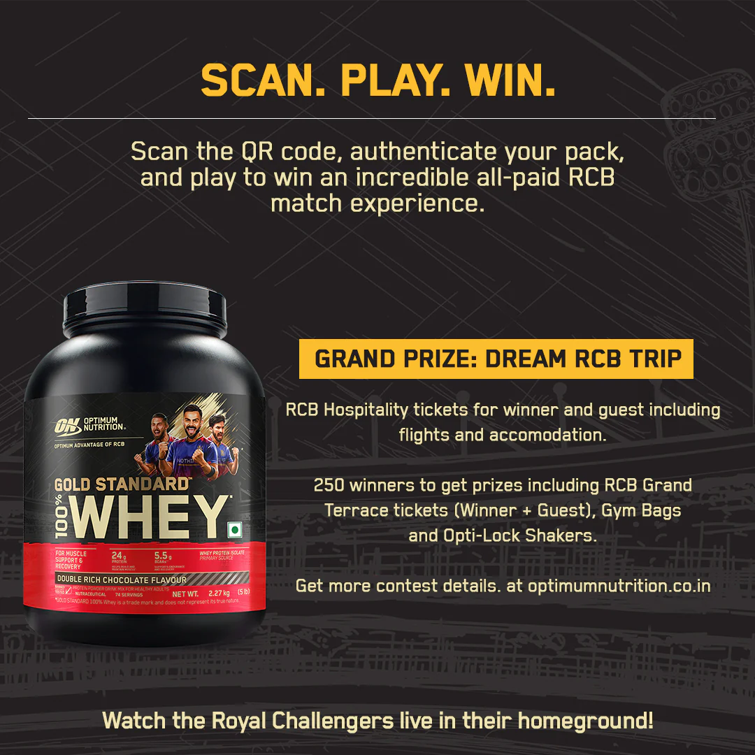 Gold Standard 100% Whey Protein Powder | Double Rich Chocolate | 5 lbs - Image 5