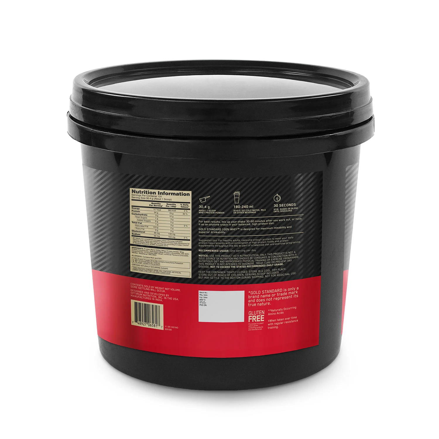 Gold Standard 100% Whey Protein Powder  Double Rich Chocolate  4 kg and Micronized Creatine Powder Unflavoured 100 g - Image 10