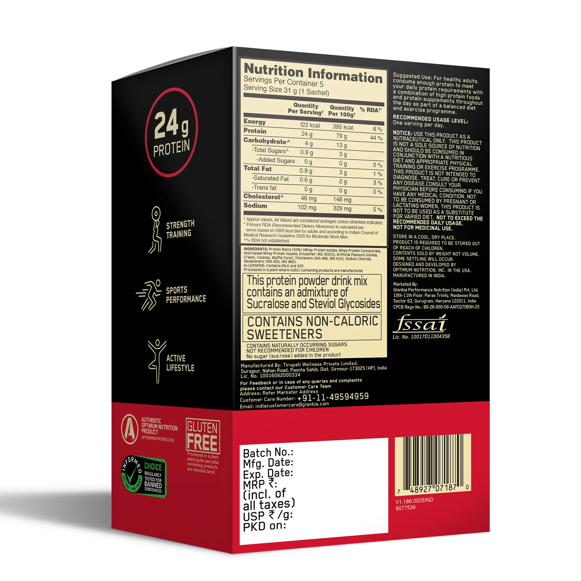 Gold Standard 100% Whey - Vanilla Ice Cream - Pack of 5 + Gold Standard 100% Whey - Alphonso Mango - Pack of 5 - Image 14