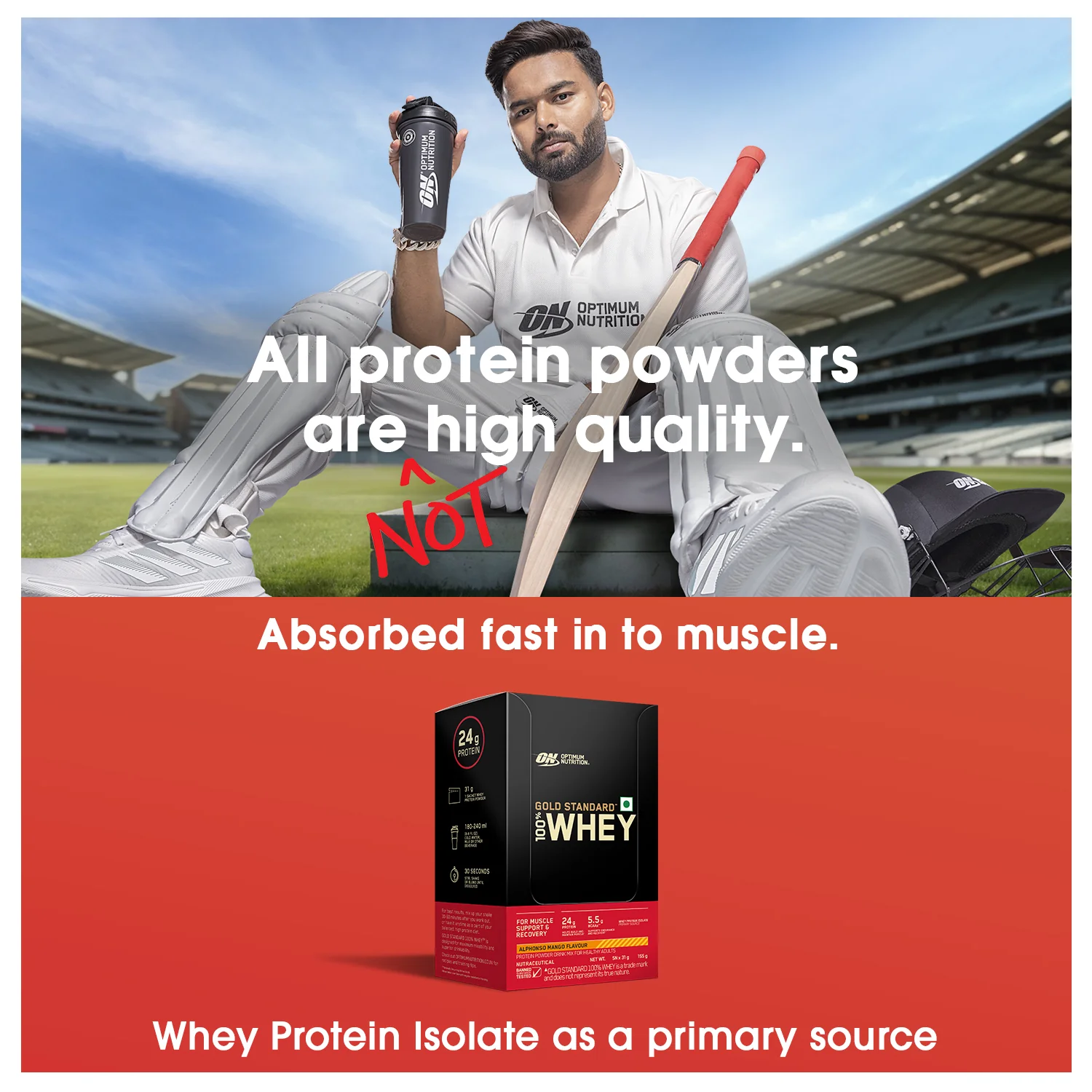 Gold Standard 100% Whey - Vanilla Ice Cream - Pack of 5 + Gold Standard 100% Whey - Alphonso Mango - Pack of 5 - Image 18