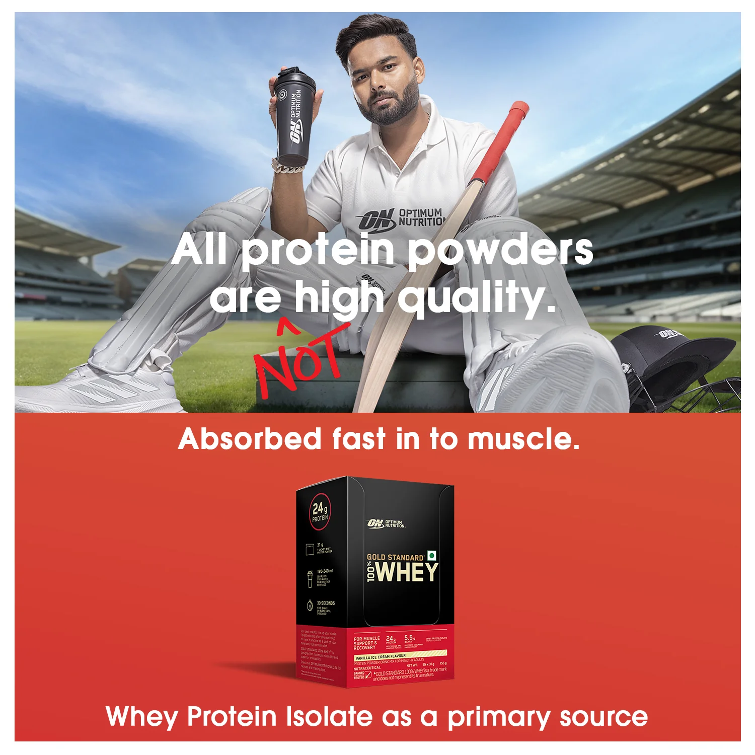Gold Standard 100% Whey - Vanilla Ice Cream - Pack of 5 + Gold Standard 100% Whey - Alphonso Mango - Pack of 5 - Image 4