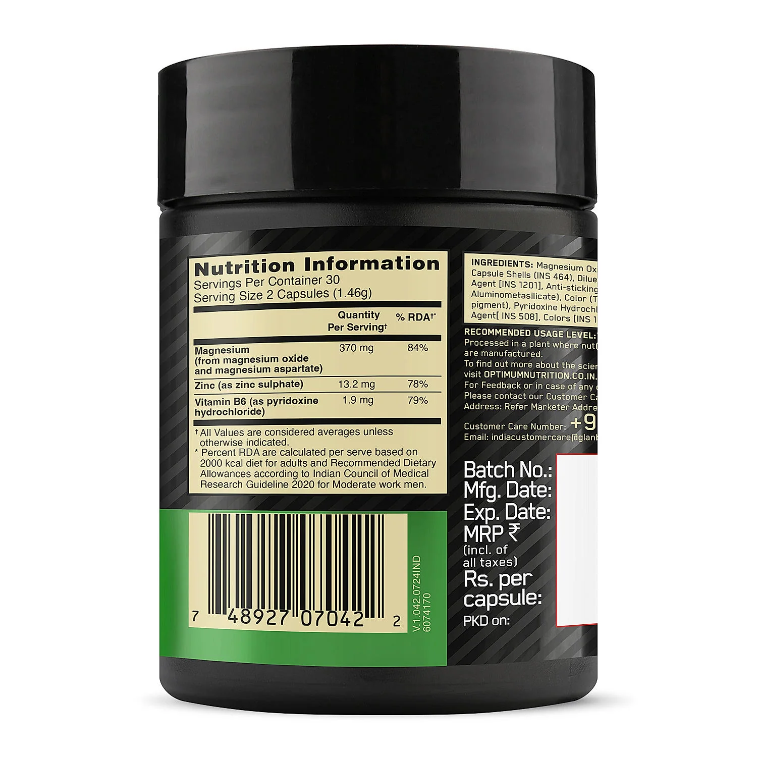 Gold Standard 100% Whey Protein Powder | Double Rich Chocolate | 2 lbs + Zinc Magnesium Aspartate (ZMA) - 60 Capsules - Image 20