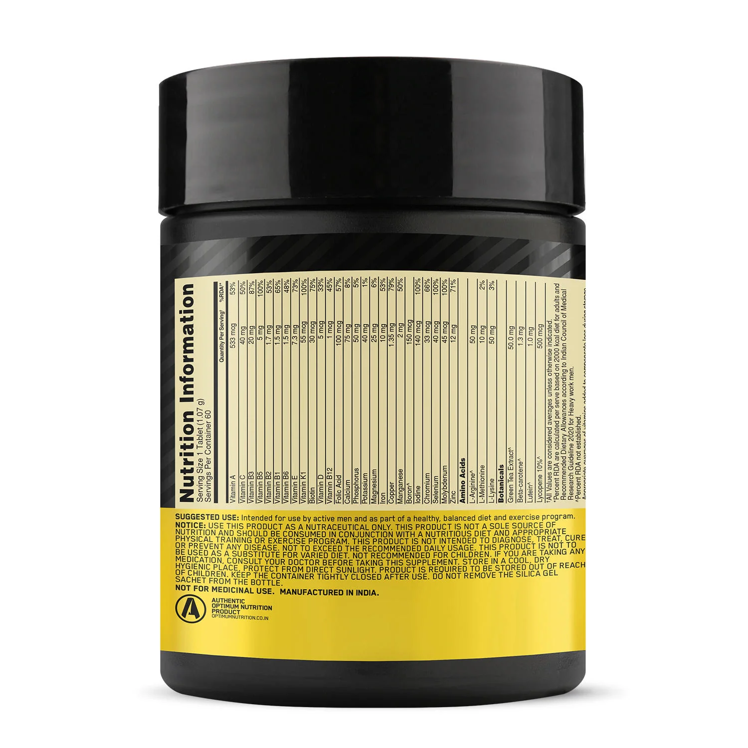 Gold Standard 100% Whey Protein Powder | Double Rich Chocolate | 2 lbs + Multivitamin for MEN- 60 Tablets - Image 19