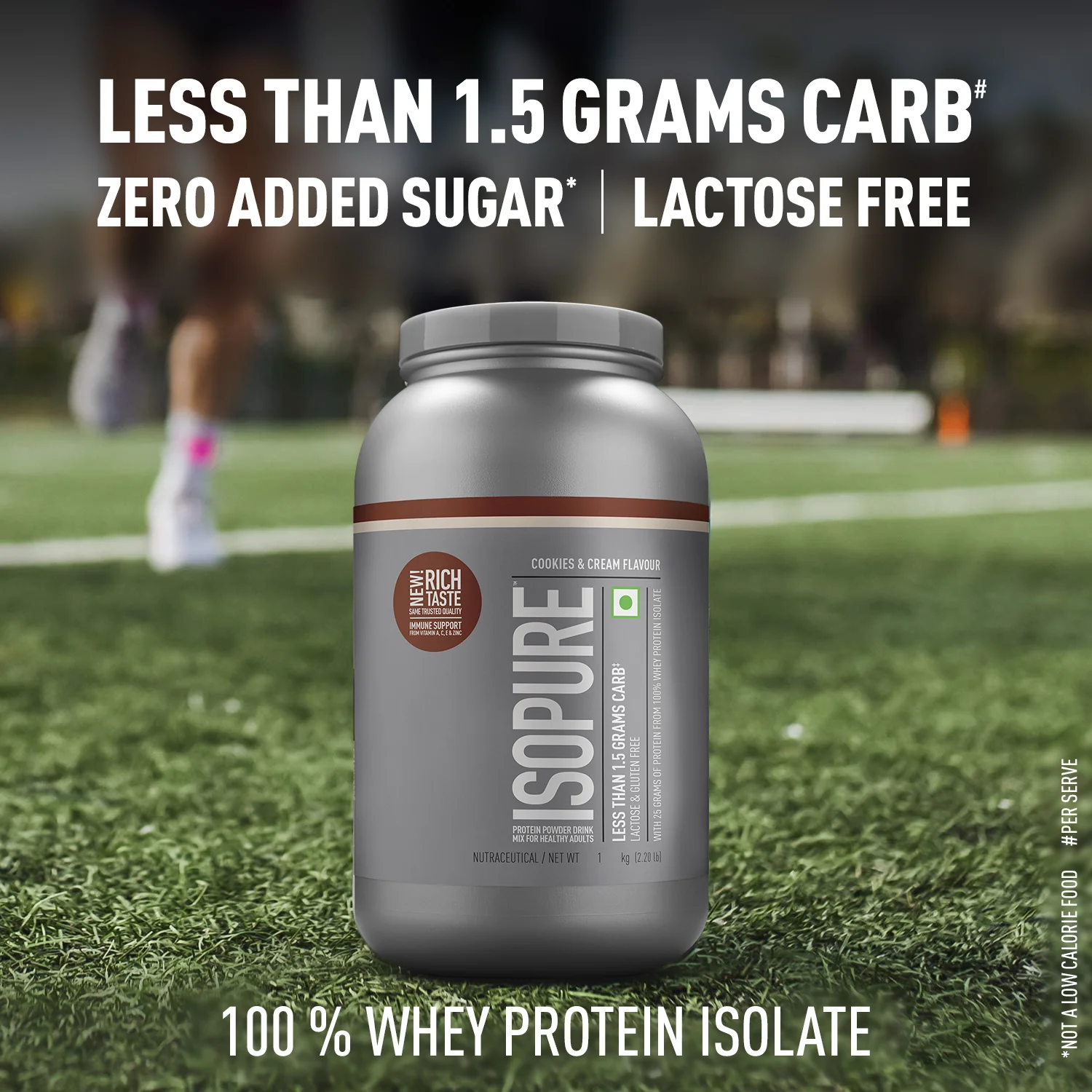 Isopure - Cookies & Cream - 1 Kg + Isopure Collagen Peptides (12g/serve) with Biotin & Vitamin E- 250g (Unflavored) - Image 8