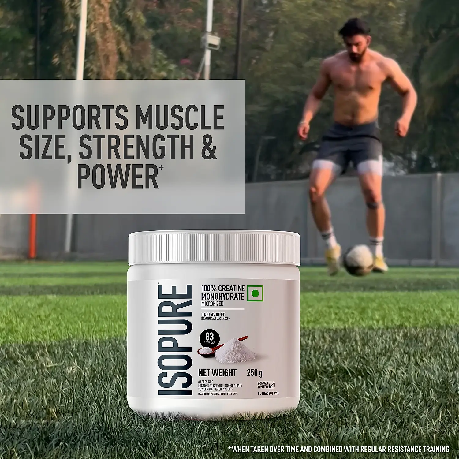 Isopure Unflavored 1 kg + Isopure 100% Creatine Monohydrate Micronized, 250g- 83 servings - Image 19