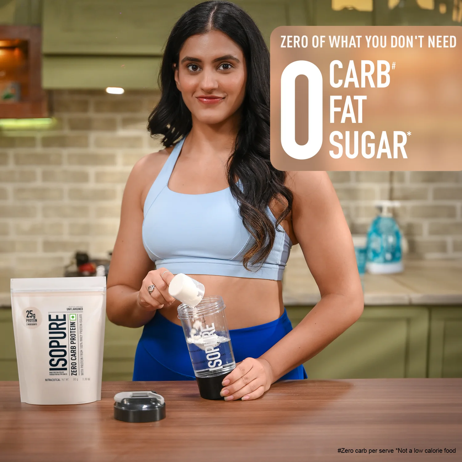 Isopure Zero Carb Protein 500g / 1.1lb (Unflavoured) - Image 5