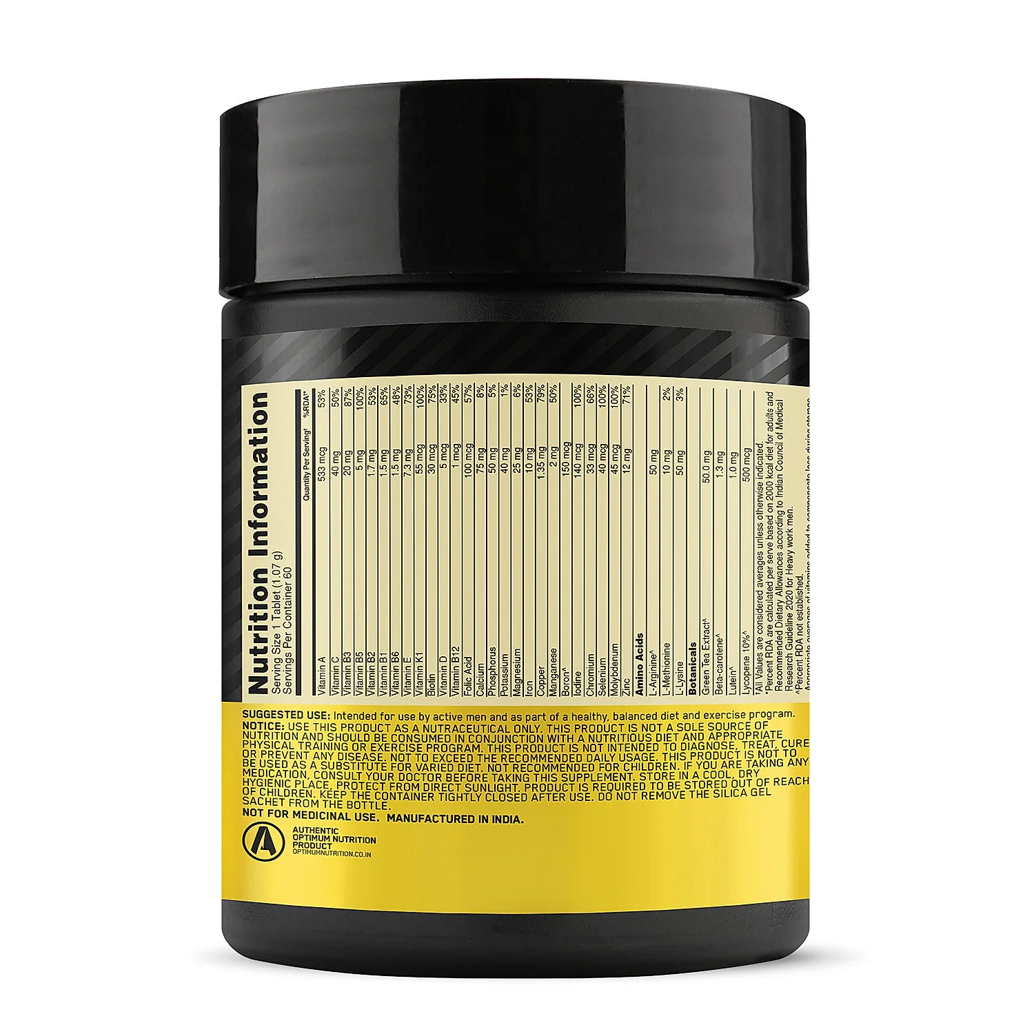 Micronized Creatine Powder | Unflavoured | 100 g + Multivitamin for MEN- 60 Tablets - Image 14