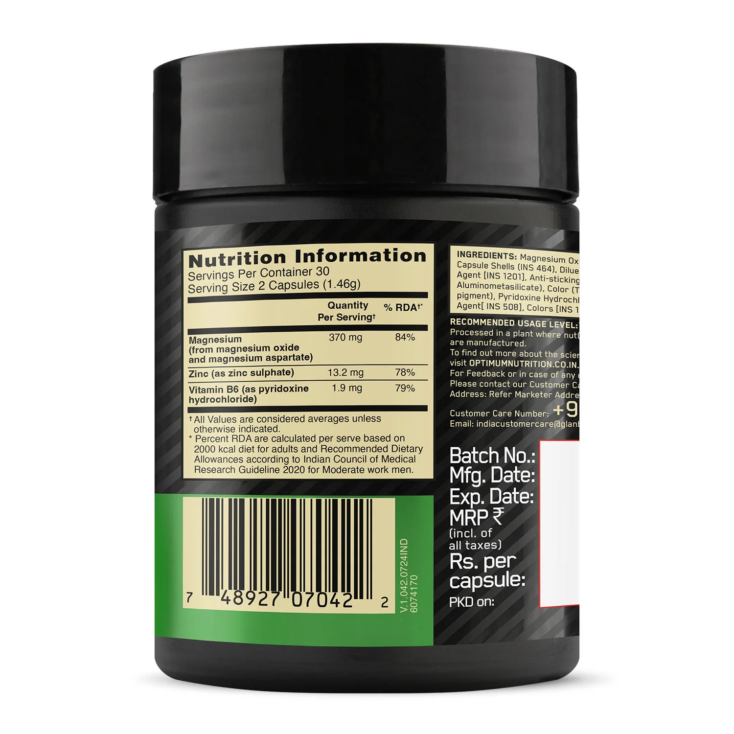 Multivitamin for MEN- 60 Tablets + Zinc Magnesium Aspartate (ZMA) - 60 Capsules - Image 18