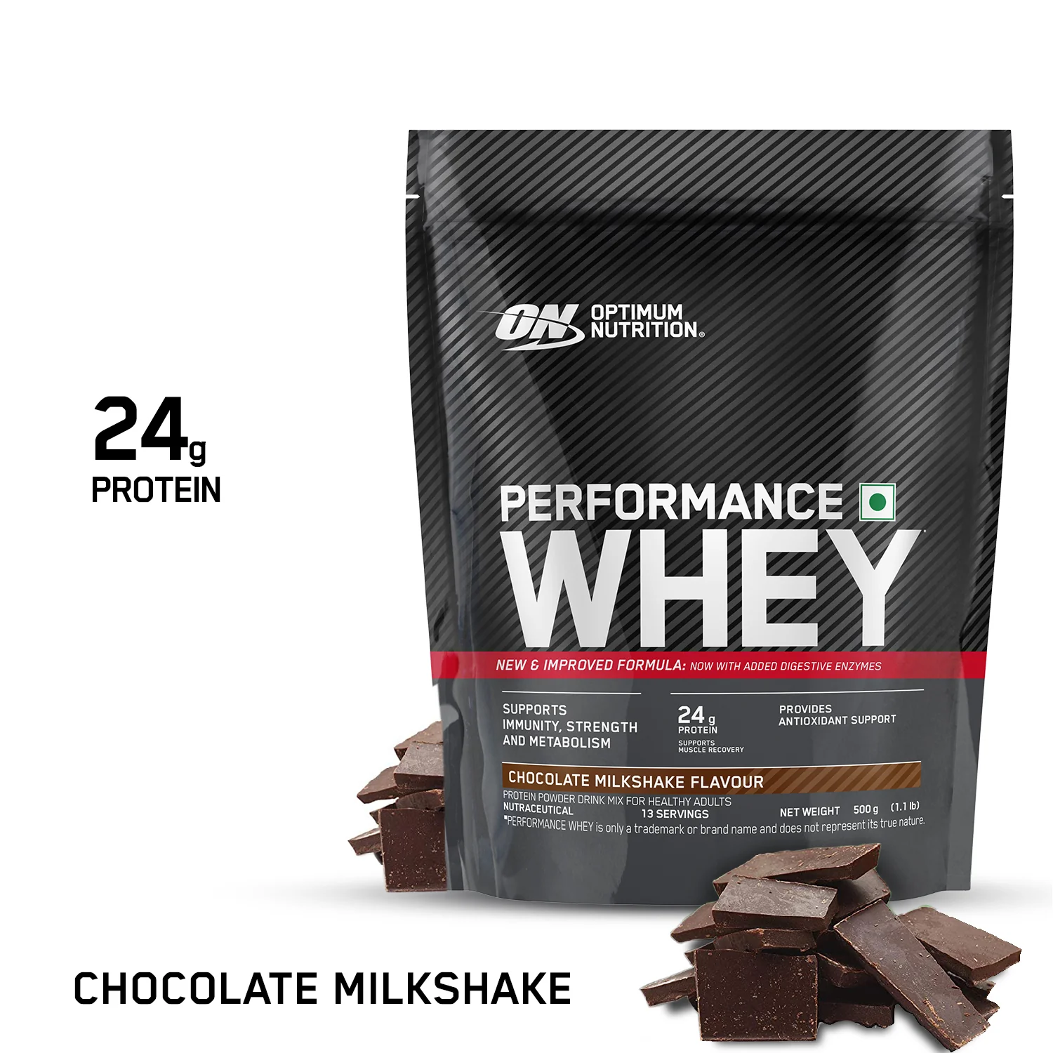 Performance Whey Protein Powder 0.5Kg (Chocolate Milkshake) - Image 7
