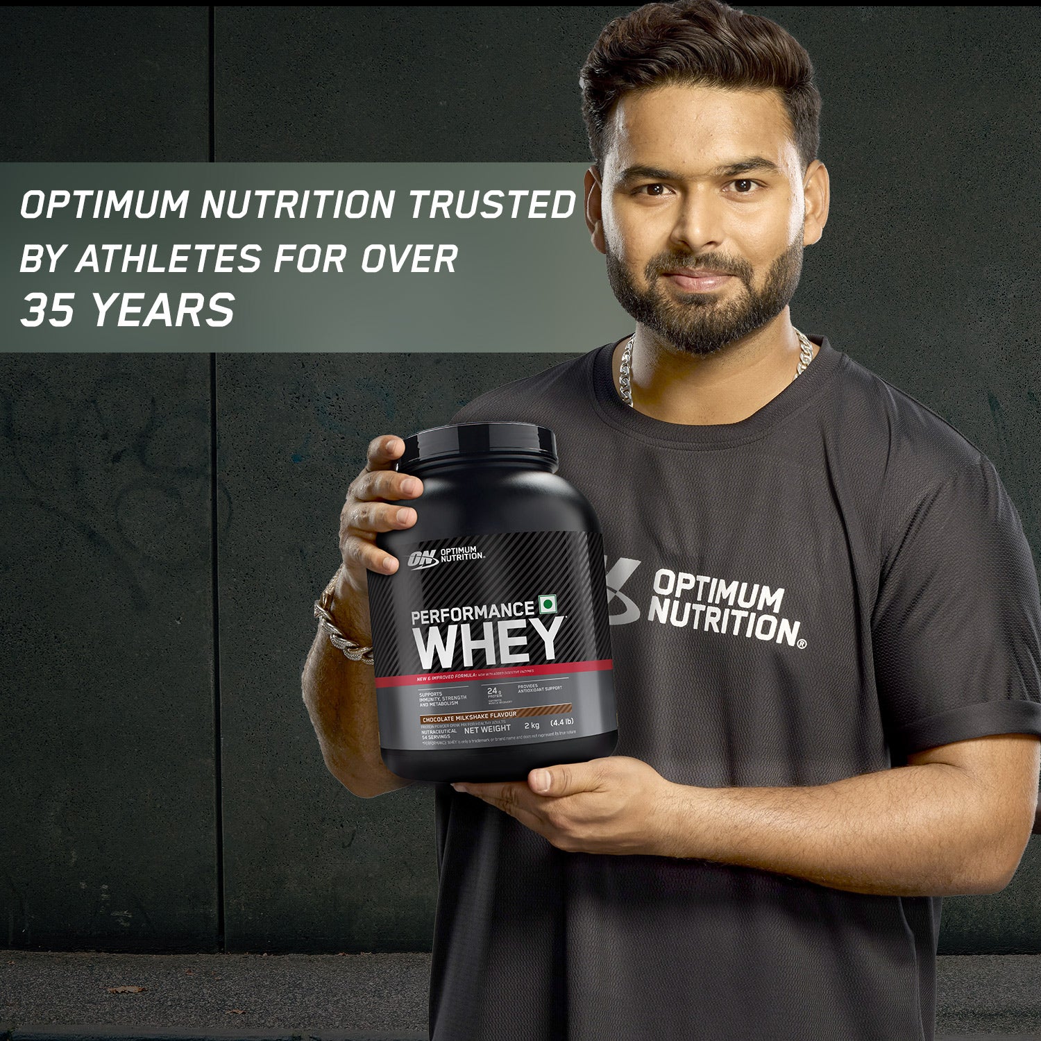 Optimum Nutrition (ON) Performance Whey Protein Powder, 24g Protein,2Kg (Chocolate Milkshake), Ultra-Filtered and Concentrated All-Whey Protein - Image 8