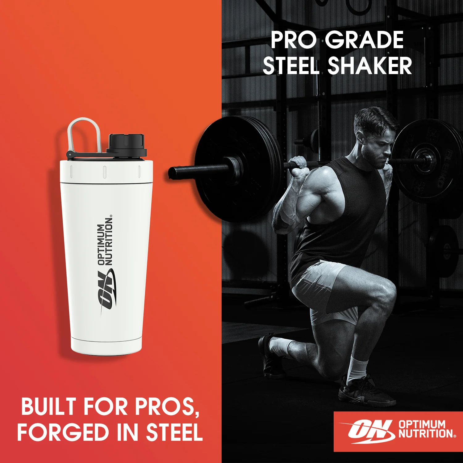 Optimum Nutrition Pro Grade Steel Shaker, 750ml - Image 5