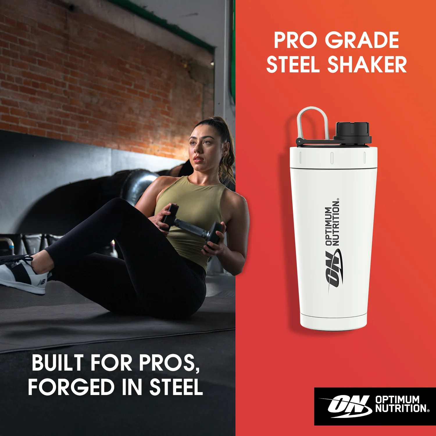 Optimum Nutrition Pro Grade Steel Shaker, 750ml - Image 6