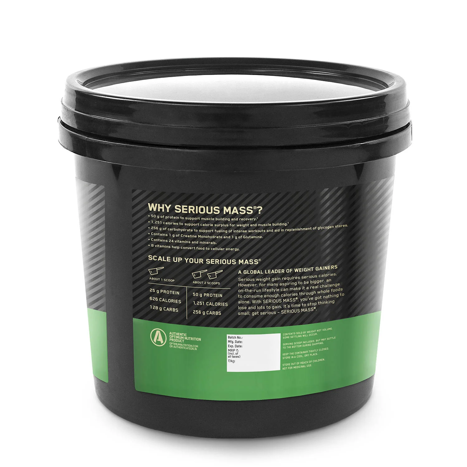 Serious Mass Weight Gainer - Vanilla flavour - 5KG - Image 11